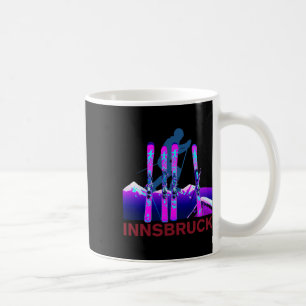 Innsbruck Skifahren und Snowboarden Retro 90er Inn Kaffeetasse