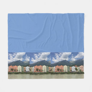 Innsbruck, Stadt in den Alpen Fleecedecke