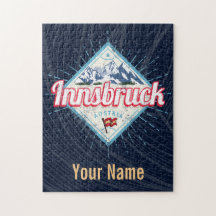 Innsbruck Tirol Österreich Retro Alpen Vintag