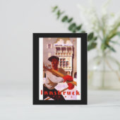 "Innsbruck" Vintage Travel Poster Postkarte (Stehend Vorderseite)