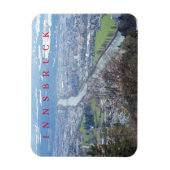 Innsbruck vom Kühlschrankmagnet der Seilbahn aus g Magnet (Vertikal)