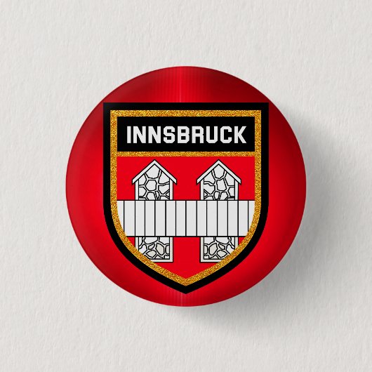 Innsbrucker Flagge Button (Vorderseite)