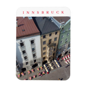 Innsbrucker Innenstadtblick vom City Tower Magnete