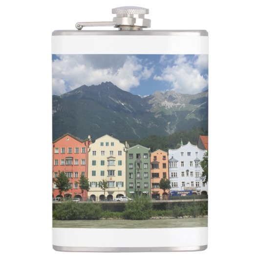 Innsbrucker Österreichs Stadt in Tirol Flachmann (Vorderseite)