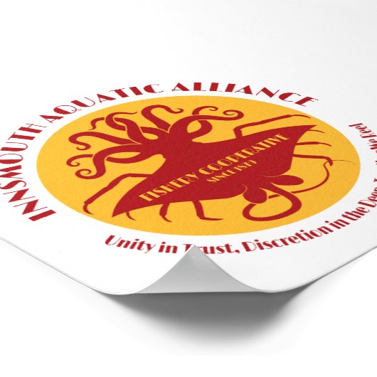 Innsmouth Aquatic Alliance Gewerkschaft Poster (Ecke)