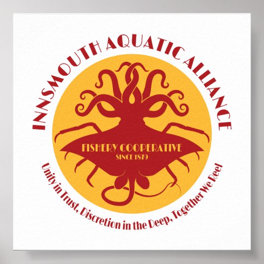 Innsmouth Aquatic Alliance Gewerkschaft Poster (Vorne)