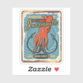 Innsmouth Bait und Tackle Fischen Lovecraft Aufkleber