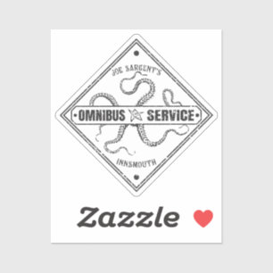 Innsmouth Bus Service Joe Sargent Aufkleber