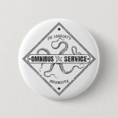 Innsmouth Bus Service Joe Sargent Button (Vorderseite)