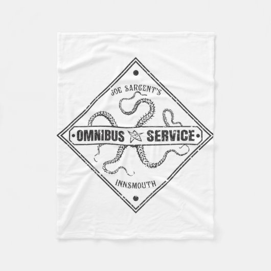 Innsmouth Bus Service Joe Sargent Fleecedecke (Vorderseite)