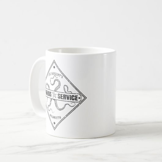 Innsmouth Bus Service Joe Sargent Kaffeetasse (Vorderseite Links)