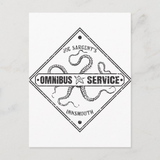 Innsmouth Bus Service Joe Sargent Postkarte (Vorderseite)