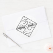 Innsmouth Bus Service Joe Sargent Runder Aufkleber (Umschlag)