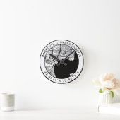 Innsmouth City Map Lovecraft Runde Wanduhr (Zuhause)