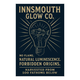Innsmouth Glow Co. - Biolumineszente Beleuchtung v Poster