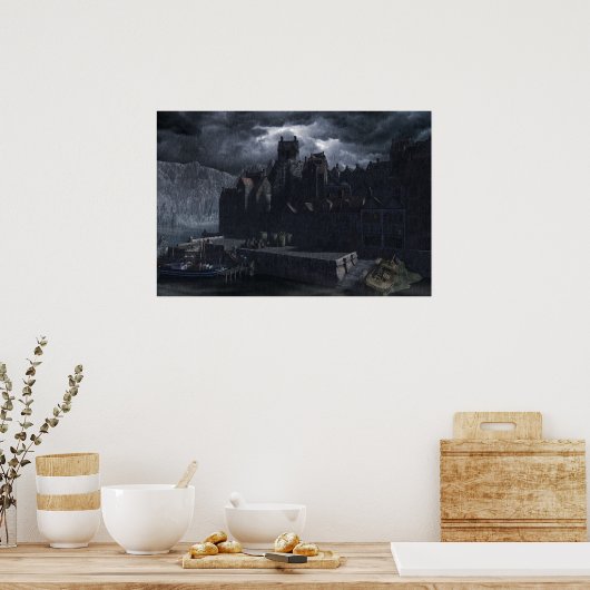 Innsmouth Harbour Poster (Küche)
