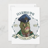 Innsmouth Longline Lodge — Der Captain Feiertagspostkarte (Vorne/Hinten)