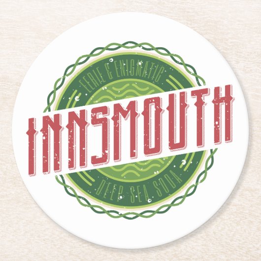 Innsmouth Lovecraft Soda Soft Drink Runder Pappuntersetzer (Vorderseite)