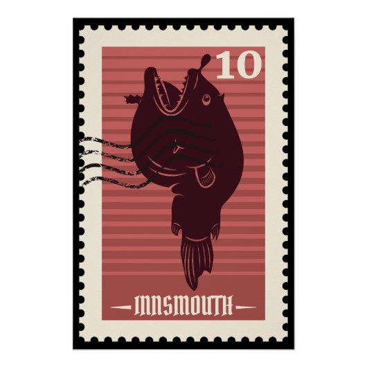 Innsmouth Post Briefmarke Poster (Vorderseite)