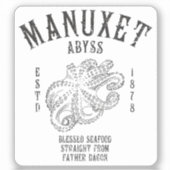 Innsmouth Seafood Tiefsee Tintenfisch Octopus Aufkleber (Vorderseite)