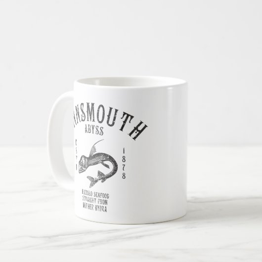 Innsmouth Seafood Tiefseefische Viperfisch Kaffeetasse (Vorderseite Links)