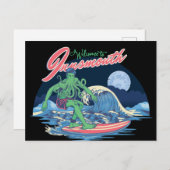 Innsmouth Surfing Lovecraft Feiertagspostkarte (Vorne/Hinten)