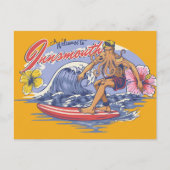 Innsmouth Surfing Lovecraft Postkarte (Vorderseite)