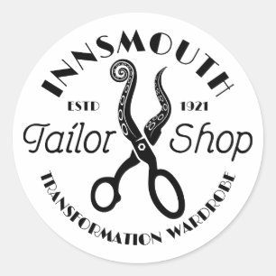 Innsmouth Tailor Lovecraft Runder Aufkleber