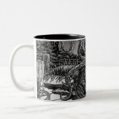 Innsmouth tief eins, das zu R'lyeh zurückgeht Zweifarbige Tasse (Links)