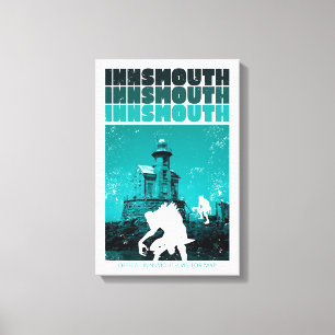 Innsmouth Travel Poster Leinwanddruck