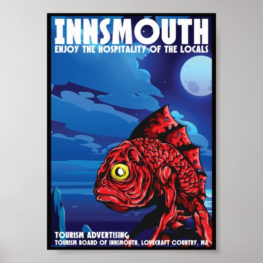 Innsmouth Vintage Travel Poster Lovecraft (Vorne)