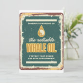 Innsmouth Whale Oil Lovecraft Einladung (Stehend Vorderseite)