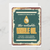 Innsmouth Whale Oil Lovecraft Einladung (Vorne/Hinten)