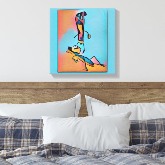 Innuendo Paste Leinwanddruck (Insitu (Schlafzimmer))