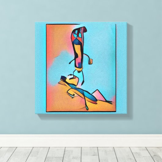 Innuendo Paste Leinwanddruck (Insitu (Holzboden))