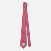Innuendo Pink Wedding Keepake Neck Tie Krawatte (Vorderseite)