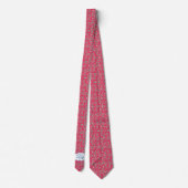 Innuendo Pink Wedding Keepake Neck Tie Krawatte (Rückseite)
