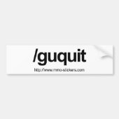 Innung beendigt autoaufkleber (Vorne)