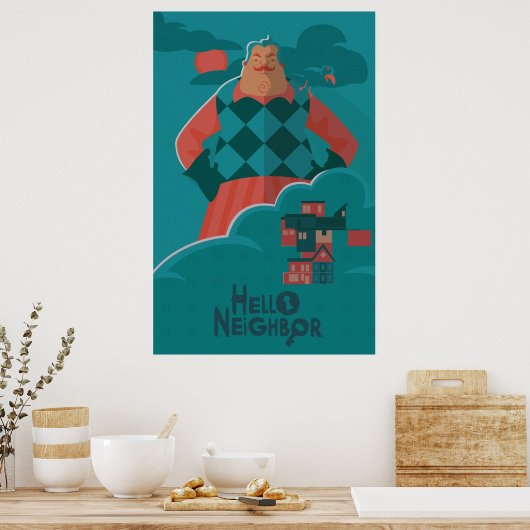 Inoffizielle Nachbarschaft Poster (Küche)