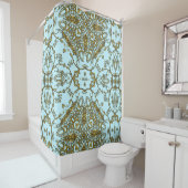 Inoubliable Freuden-Girly französisches Muster Duschvorhang (Beispiel)