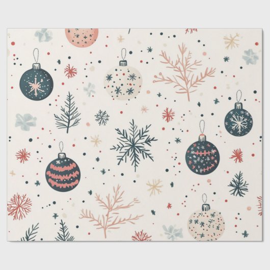 Inpak papier Kerst Geschenkpapier (Flach)