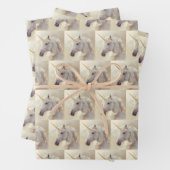 Inpakpapier met Witte Unicorn Sparkle Geschenkpapier Set (Beispiel)