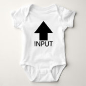 Input/Output Baby Strampler (Vorderseite)