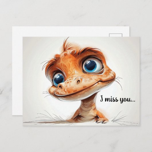 Inquisitive Augen Postkarte (Vorne/Hinten)