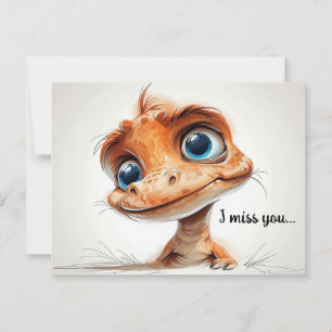 Inquisitive Augen Postkarte