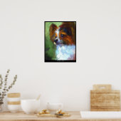 Inquisitive Papillon Fine Art Print Poster (Küche)