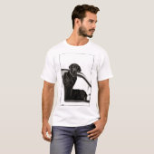 Inquisitive Schwarze Labradore Männer T - Shirt (Vorne ganz)