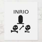 INRI0 WEINETIKETT (Einzelnes Label)