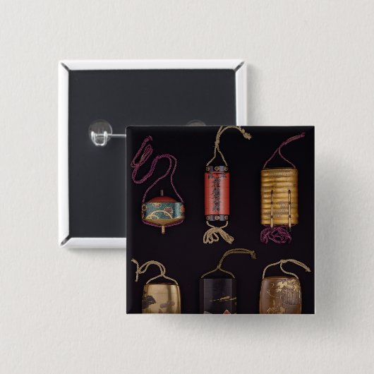 Inro-Hüllen Button (Vorne & Hinten)