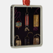 Inro-Hüllen Silbernes Ornament (Rechts)